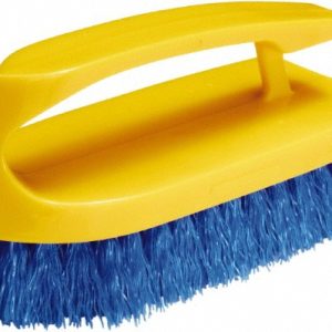 RUBBERMAID Scrub Brush: 2.3" Brush Width, Synthetic Bristles FG648200COBLT