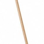 RUBBERMAID 60" Snap-On Wood Dust Mop Handle, Natural FGM116000000