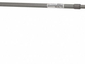 RUBBERMAID 51" Overhead Dusting Tool with Angled Launderable Head, Extension Handle, Gray FGT12000GY00