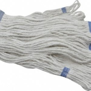 PRO-SOURCE Wet Mop Loop: Clamp Jaw, X-Large, White Mop, Blended Fiber 09316712