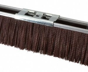 BRUSKE PRODUCTS Push Broom: 18" Wide, Polypropylene Bristle 2172