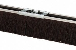 BRUSKE PRODUCTS Push Broom: 24" Wide, Polypropylene Bristle 2174