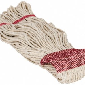 PRO-SOURCE Wet Mop Loop: Clamp Jaw, Large, White Mop, Cotton 09319708