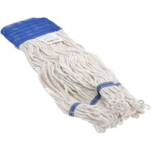 PRO-SOURCE Wet Mop Loop: Clamp Jaw, Large, White Mop, Cotton 09319716