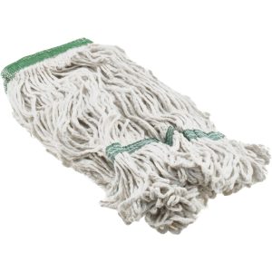 PRO-SOURCE Wet Mop Loop: Clamp Jaw, X-Large, White Mop, Cotton 09319757