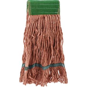 PRO-SOURCE Wet Mop Loop: Clamp Jaw, Medium, Orange Mop, Rayon 09319815