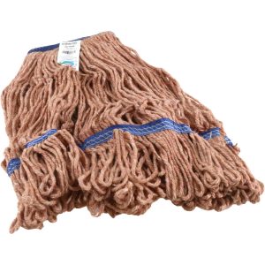 PRO-SOURCE Wet Mop Loop: Clamp Jaw, Large, Orange Mop, Rayon 09319849