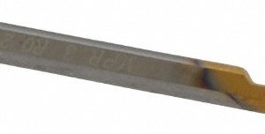 CARMEX Profile Boring Bar: 0.12" Min Bore, 0.39" Max Depth, Right Hand Cut, Solid Carbide MPR3R0.2L10