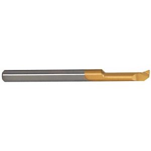 CARMEX Profile Boring Bar: 0.16" Min Bore, 0.59" Max Depth, Right Hand Cut, Solid Carbide MPR4R0.2L15
