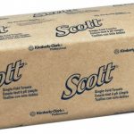SCOTT Essential Single-Fold Paper Towels, White 01700