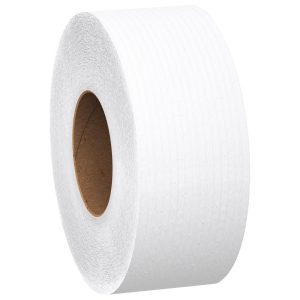 SCOTT Scott Essential Jumbo Roll (JR) Commercial Toilet Paper (07223), 1-ply, White 07223