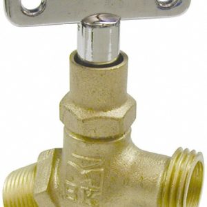 B&K MUELLER 3/4" Pipe, 125 psi WOG Rating, Brass Hose Bibb, Stop Valve 102-334HC