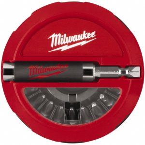 MILWAUKEE TOOL Screwdriver Insert Bit Set: Phillips, Slotted, Square & Torx 48-32-1700