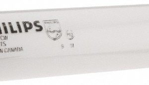 PHILIPS Fluorescent Tubular Lamp: 15 Watts, T12, Medium Bi-Pin Base 141499