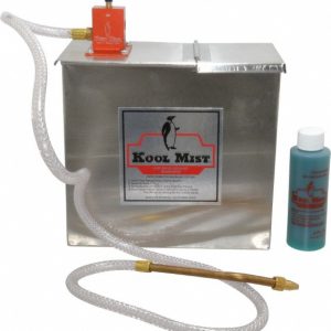 KOOL MIST Tank Mist Coolant System: 1.00 gal, Stainless Steel Tank, 1 Outlet 100 N-45 DEG