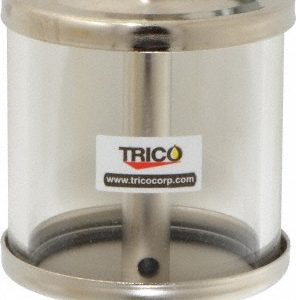TRICO 1 Outlet, Glass Bowl, 5 Ounce Manual-Adjustable Oil Reservoir 37015