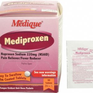 MEDIQUE Headache & Pain Relief Tablet: (1) 50 Envelopes 23750