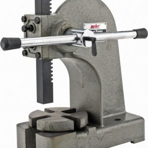 VALUE COLLECTION Arbor Press: 1" Ram, 4" Throat Depth, 1 Ton Pressure, 9-1/2" Stroke, 5-1/4" Max Work Height 805-10100