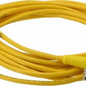 BRAD HARRISON 4 Amp, M12 Female 90&deg; to Pigtail Cordset Sensor and Receptacle 804001A09M050