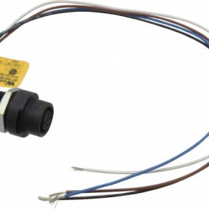 BRAD HARRISON 4 Amp, M12 Female Straight Receptacle 8R4A00A18A120