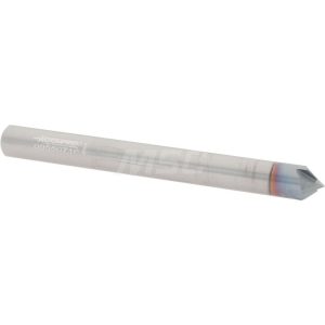 ACCUPRO Chamfer Mill: 1/4" Dia, 4 Flutes, Solid Carbide 2500009