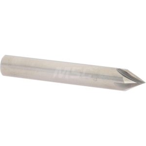 ACCUPRO Chamfer Mill: 3/8" Dia, 4 Flutes, Solid Carbide 2500111