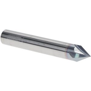 ACCUPRO Chamfer Mill: 3/8" Dia, 4 Flutes, Solid Carbide 2500155