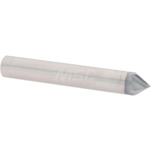 ACCUPRO Chamfer Mill: 3/8" Dia, 4 Flutes, Solid Carbide 2500063