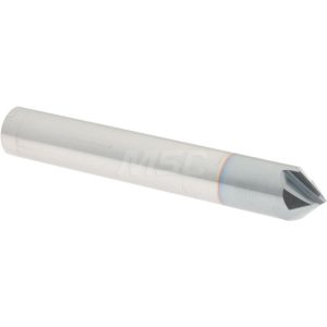 ACCUPRO Chamfer Mill: 3/8" Dia, 4 Flutes, Solid Carbide 2500014