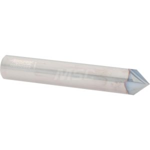 ACCUPRO Chamfer Mill: 1/2" Dia, 4 Flutes, Solid Carbide 2500089
