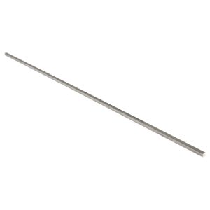 PRECISION BRAND Key Stock: 1/8" High, 1/8" Wide, 12" Long, Stainless Steel, Plain Finish 57501