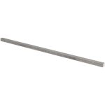PRECISION BRAND Key Stock: 5/16" High, 5/16" Wide, 12" Long, Stainless Steel, Plain Finish 57504