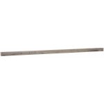 PRECISION BRAND Key Stock: 3/8" High, 3/8" Wide, 12" Long, Stainless Steel, Plain Finish 57505
