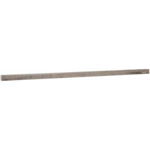 PRECISION BRAND Key Stock: 3/8" High, 3/8" Wide, 12" Long, Stainless Steel, Plain Finish 57505