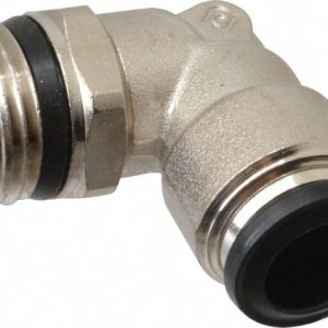 AIGNEP USA Push-to-Connect Tube x Universal Thread Fitting: Swivel Elbow, Universal, 12.00 mm OD 50110N-12-1/2