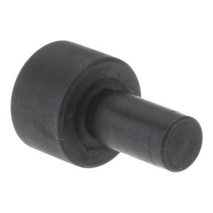 GIBRALTAR 15/32" OAL, 1/4" Head Height, 3/8" OD, Low Carbon Steel, Ground, Press Fit Rest Button 646400-G