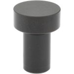 GIBRALTAR 23/32" OAL, 1/4" Head Height, 5/8" OD, Low Carbon Steel, Ground, Press Fit Rest Button 646445-G