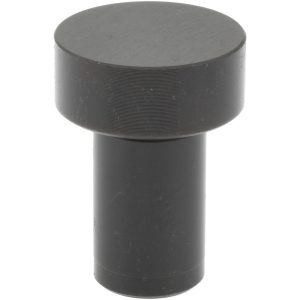 GIBRALTAR 23/32" OAL, 1/4" Head Height, 5/8" OD, Low Carbon Steel, Ground, Press Fit Rest Button 646445-G