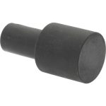 GIBRALTAR 1-3/32" OAL, 5/8" Head Height, 5/8" OD, Low Carbon Steel, Ground, Press Fit Rest Button 646460-G