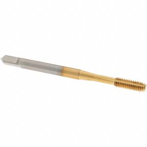 OSG Thread Forming Tap: #6-40 UNF, 3B Class of Fit, Modified Bottoming Chamfer, Cobalt, TiN Finish 1400112205