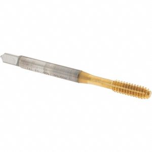 OSG Thread Forming Tap: #10-24 UNC, Modified Bottoming Chamfer, Cobalt, TiN Finish 1400118205