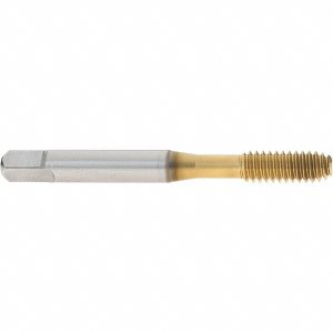 OSG Thread Forming Tap: 1/4-20 UNC, Modified Bottoming Chamfer, Cobalt, TiN Finish 1400126105