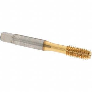 OSG Thread Forming Tap: 5/16-18 UNC, Modified Bottoming Chamfer, Cobalt, TiN Finish 1400130605