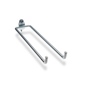TRITON PRODUCTS 1/4" Dia, 8-1/4" Long Double Arm Pegboard Hook 72818