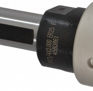 ETM Collet Chuck: 0.041 to 0.632" Capacity, ER Collet, Straight Shank 4509088