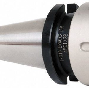 ETM Collet Chuck: 0.08 to 1" Capacity, ER Collet, Taper Shank 4548087