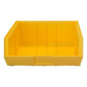 DURHAM Plastic Hang & Stack Bin: Yellow PB30250-21