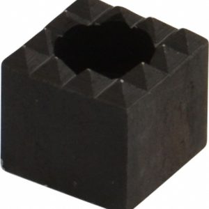 FAIRLANE 1/2" Square, 1/2" High, #10 C Bore SHCS Size, Fine Tooth Grade, Diamond Serration, High Speed Steel, Square Positioning Gripper HS-95-C