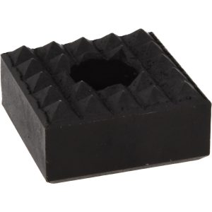 FAIRLANE 1" Square, 1/2" High, 1/4 C Bore SHCS Size, Coarse Tooth Grade, Diamond Serration, High Speed Steel, Square Positioning Gripper HS-102-C