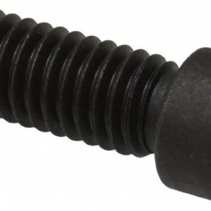 FAIRLANE Serrated Tooth, 3/8-16, 1/8" Internal Hex, 1" Shank Length, 1" Thread Length, Black Oxide Finish, Round Head, Adjustable Positioning Gripper AG-0375-EF